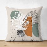 - Suet-K-7583-Gorsel1 - Realhomes  Çift Taraflı Pastel Renkli Onedraw Çizimli Geometrik Desenli Modern Süet Yastık Kırlent Kılıfı Realhomes