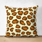 Çift Taraflı Renkli Zemin Üzerinde Geometrik Çizim Dijital Baskılı Modern Süet Yastık Kırlent Kılıfı Realhomes