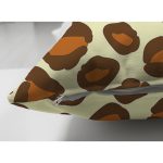 Çift Taraflı Renkli Zemin Üzerinde Geometrik Çizim Dijital Baskılı Modern Süet Yastık Kırlent Kılıfı Realhomes