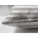 - Suet-K-7619-Gorsel3 - Realhomes Çift Taraflı Beyaz Zemin Üzerinde Gri Çizgili Geometrik Desen Modern Süet Yastık Kırlent Kılıfı Realhomes