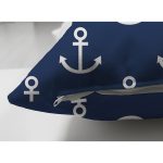 - Suet-K-7626-Gorsel3 - Realhomes Çift Taraflı Lacivert Zemin Üzerinde Çapa Desenli Dijital Baskılı Modern Süet Yastık Kırlent Kılıfı Realhomes