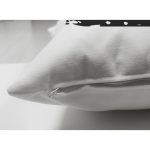 Çift Taraflı Beyaz Zemin Üzerinde Renkli Çizgili Dijital Baskılı Modern Süet Yastık Kırlent Kılıfı Realhomes