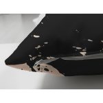 Çift Taraflı Pastel Zemin Üzerinde Gold Detaylı Yaprak Desenli Modern Süet Yastık Kırlent Kılıfı Realhomes