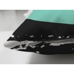 Çift Taraflı Beyaz Zeminli Renkli Soyut Çizim Dijital Baskılı Modern Süet Yastık Kırlent Kılıfı Realhomes