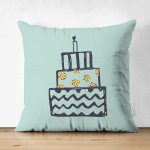 - Suet-K-7692-Gorsel1 - Realhomes Çift Taraflı Pastel Zemin Üzerinde Gold Detaylı Pasta Çizimli Modern Süet Yastık Kırlent Kılıfı Realhomes