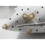 - Suet-K-7714-Gorsel3 - Realhomes Çift Taraflı Beyaz Zemin Üzerinde Gold Detaylı Geometrik Çizim Modern Süet Yastık Kırlent Kılıfı Realhomes