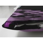 - Suet-K-7743-Gorsel3 - Realhomes Çift Taraflı Siyah Zemin Üzerinde Renkli Çizgi Zemin Desenli Modern Süet Yastık Kırlent Kılıfı Realhomes