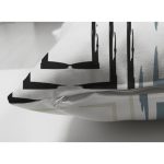 Çift Taraflı Beyaz Zemin Üzerinde Renkli Geometrik Şekilli Dijital Baskılı Modern Süet Yastık Kılıfı Realhomes