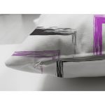 Çift Taraflı Beyaz Zeminli Renkli Modern Çizimli Dijital Baskılı Modern Süet Yastık Kırlent Kılıfı Realhomes