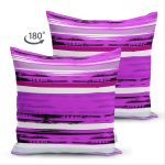 - Suet-K-7756-Gorsel2 - Realhomes Çift Taraflı Beyaz Zemin Üzerinde Mor Renkli Soyut Desenli Dijital Baskılı Modern Süet Yastık Kılıfı Realhomes