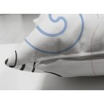 Çift Taraflı Beyaz Zemin Üzerinde Renkli Desenli Dijital Baskılı Modern Süet Yastık Kırlent Kılıfı Realhomes