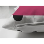 - Suet-K-7805-Gorsel3 - Realhomes Çift Taraflı Beyaz Zemin Üzerinde Modern Renkli Çizgili Siyah Puantiyeli Süet Yastık Kırlent Kılıfı Realhomes