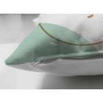 Çift Taraflı Beyaz Zemin Üzerinde Renkli Soyut Desenli Süet Yastık Kırlent Kılıfı Realhomes