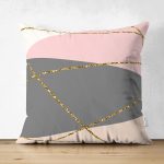 - Suet-K-7829-Gorsel1 - Realhomes Çift Taraflı Pastel Zemin Üzerinde Gold Renkli Modern Çizgili Modern Süet Yastık Kırlent Kılıfı Realhomes