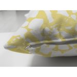 Çift Taraflı Beyaz Zeminli Renkli Modern Desenli Dijital Baskılı Modern Süet Yastık Kırlent Kılıfı Realhomes