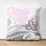 - Suet-K-7901-Gorsel1 - Realhomes Çift Taraflı Renkli Zemin Üzerinde Soyut Çizimli Kalp Desenli Modern Süet Yastık Kırlent Kılıfı Realhomes