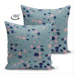 - Suet-K-7950-Gorsel2 - Realhomes Çift Taraflı Renkli Zemin Üzerinde Pastel Renkli Puantiye Desenli Süet Yastık Kırlent Kılıfı Realhomes