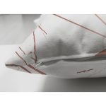 Çift Taraflı Beyaz Zeminli Modern Mermer Desenli Dijital Baskılı Modern Süet Yastık Kırlent Kılıfı Realhomes