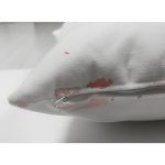 Çift Taraflı Beyaz Zeminli Modern Mermer Desenli Dijital Baskılı Modern Süet Yastık Kırlent Kılıfı Realhomes