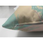 - Suet-K-7981-Gorsel3 - Realhomes Çift Taraflı Pastel Zemin Üzerinde Gold Detaylı Yaprak Desenli Modern Süet Yastık Kırlent Kılıfı Realhomes