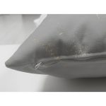 Çift Taraflı Pastel Zemin Geometrik Desenli Gold Detaylı Dijital Baskılı Modern Süet Kırlent Kılıfı Realhomes