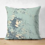 - Suet-K-7986-Gorsel1 - Realhomes Çift Taraflı Pastel Zemin Üzerinde Gold Detaylı Yaprak Desenli Modern Süet Yastık Kırlent Kılıfı Realhomes