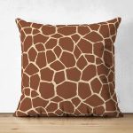 Çift Taraflı Pastel Zeminli Geometrik Desenli Dijital Baskılı Modern Süet Yastık Kırlent Kılıfı Realhomes