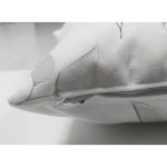 - Suet-K-8008-Gorsel3 - Realhomes Çift Taraflı Pastel Zeminli Beyaz Yaprak Desenli Dijital Baskılı Modern Süet Yastık Kırlent Kılıfı Realhomes