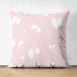 Çift Taraflı Pastel Zeminli Rengarenk Çiçek Desenli Dijital Baskılı Modern Süet Yastık Kırlent Kılıfı Realhomes