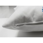 Çift Taraflı Beyaz Zemin Üzerinde Renkli Deniz Kestanesi Desenli Süet Yastık Kırlent Kılıfı Realhomes