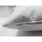 Çift Taraflı Beyaz Zemin Üzerinde Renkli Deniz Kabuğu Desenli Modern Süet Yastık Kırlent Kılıfı Realhomes