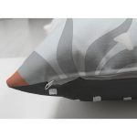 Çift Taraflı Beyaz Zemin Üzerinde Pastel Renkli Yaprak Desenli Modern Süet Yastık Kırlent Kılıfı Realhomes