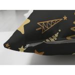 Çift Taraflı Renkli Zeminli Çam Ağacı Desenli Dijital Baskılı Modern Süet Yastık Kırlent Kılıfı Realhomes