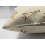 Çift Taraflı Renkli Zeminli Çam Ağacı Desenli Dijital Baskılı Modern Süet Yastık Kırlent Kılıfı Realhomes