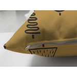 Çift Taraflı Renkli Zeminli Çam Ağacı Desenli Dijital Baskılı Modern Süet Yastık Kırlent Kılıfı Realhomes