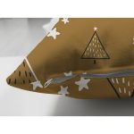 - Suet-K-8078-Gorsel3 - Realhomes Çift Taraflı Renkli Zeminli Çam Ağacı Desenli Dijital Baskılı Modern Süet Yastık Kırlent Kılıfı Realhomes