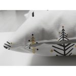 - Suet-K-8079-Gorsel3 - Realhomes Çift Taraflı Beyaz Zemin Üzerinde Gold Detaylı Çamağacı Desenli Modern Süet Yastık Kırlent Kılıfı Realhomes