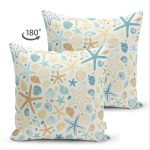 - Suet-K-8080-Gorsel2 - Realhomes Çift Taraflı Renkli Zeminli Deniz Yıldızı Desenli Dijital Baskılı Modern Süet Yastık Kırlent Kılıfı Realhomes