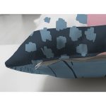 Çift Taraflı Rengarenk Zemin Üzerinde Pastel Desenli Çiçek Motifli Modern Süet Yastık Kırlent Kılıfı Realhomes