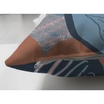 Çift Taraflı Rengarenk Zemin Üzerinde Pastel Desenli Çiçek Motifli Modern Süet Yastık Kırlent Kılıfı Realhomes