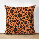 Çift Taraflı Renkli Zeminli Geometrik Desenli Dijital Baskılı Modern Süet Yastık Kırlent Kılıfı Realhomes