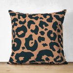 Çift Taraflı Renkli Zeminli Geometrik Desenli Dijital Baskılı Modern Süet Yastık Kırlent Kılıfı Realhomes