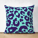 Çift Taraflı Renkli Zeminli Geometrik Desenli Dijital Baskılı Modern Süet Yastık Kırlent Kılıfı Realhomes