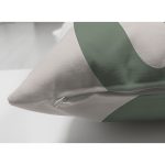 Çift Taraflı Pastel Zemin Üzerinde Yaprak Desenli Dijital Baskılı Modern Süet Yastık Kırlent Kılıfı Realhomes