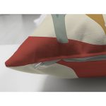 - Suet-K-8128-Gorsel3 - Realhomes Çift Taraflı Pastel Zemin Üzerinde Yaprak Desenli Dijital Baskılı Modern Süet Yastık Kırlent Kılıfı Realhomes