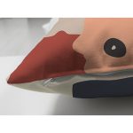 Çift Taraflı Pastel Zemin Üzerinde Vazo Desenli Dijital Baskılı Modern Süet Yastık Kırlent Kılıfı Realhomes