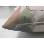 Çift Taraflı Pastel Zemin Üzerinde Onedraw Çizimli Bayan Silüeti Süet Yastık Kırlent Kılıfı Realhomes