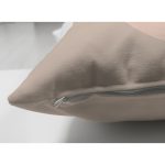 Çift Taraflı Pastel Zemin Üzerinde Yaprak Desenli Dijital Baskılı Modern Süet Yastık Kırlent Kılıfı Realhomes