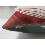 Çift Taraflı Renkli Zeminli Geometrik Desenli Dijital Baskılı Modern Süet Yastık Kırlent Kılıfı Realhomes