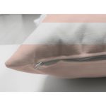 - Suet-K-8214-Gorsel3 - Realhomes Çift Taraflı Beyaz Zemin Üzerinde Renkli Çizgili Gold Detaylı Love Yazılı Süet Yastık Kırlent Kılıfı Realhomes